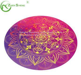 Circular Suede Rubber Multifunction Exercise Fitness Pilates Yoga Mat