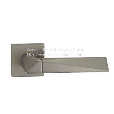 Popular New Design Good Quality Zinc Alloy/zamac/zamak/aluminum Door Handle for European Door Lock