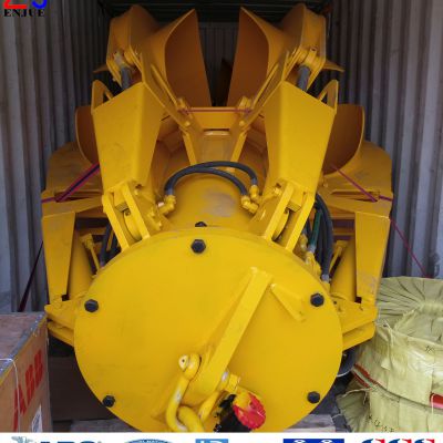 Shanghai Enjue Motor Hydraulic Orange Peel Grab Bucket for Scrap