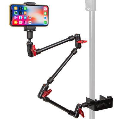 3 Section Articulated Arm Magic Friction Magic Arm Black  Gooseneck Lazy Phone Holder Support Mobile Phone Stand