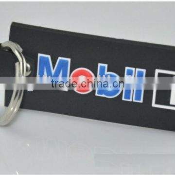 cheap car logo keychain, auto logo soft PVC keychain