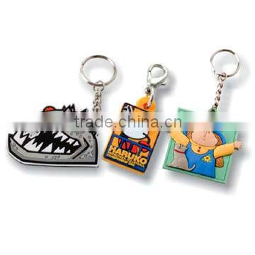 2014 new arrival pvc soft rubber keychains for gifts