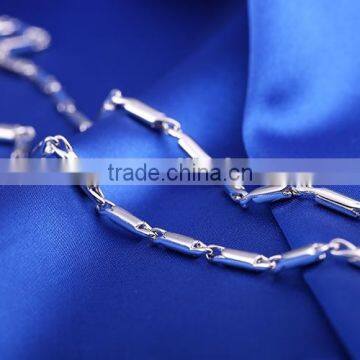Good Selling Fashion Jewelry High Quality Rhodium Plated Chain Necklace photo-6