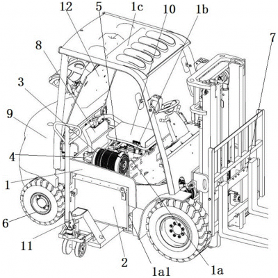 Japan SHINKO Brand Forklift Lead-acid Battery VGI470 SAPHIR Matching Battery Rental Wholesale photo-3