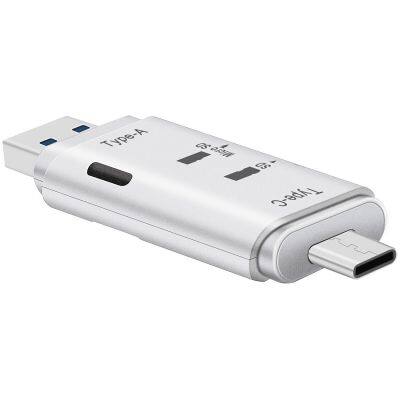 Factory Best Seller OEM/ODM USB2.0 3.0/Type-C SD TF Reader Aluminium Alloy Shell High Speed Card USB Type-c/OTG Card Reader photo-4