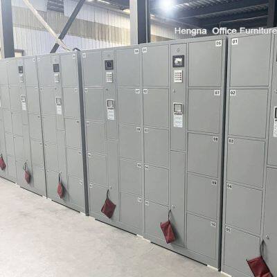 Shopping Mall Electronic Locker System - Customer Smart Storage with QR Code Access
