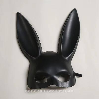 Plush Bunny Princess Masks - Long Ears for Halloween Easter Party Favors
