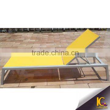 Fashionable Great Waterproof General Use Rattan Sun Lounger With Aluminium Frame