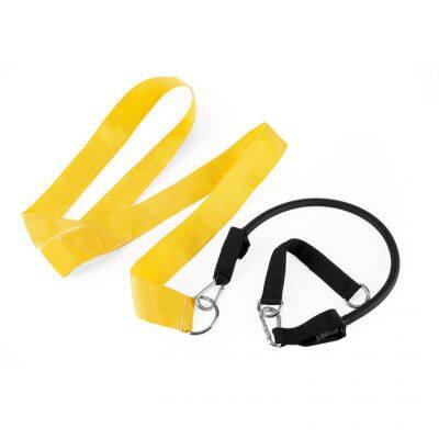 Портативный тренировочный ремень из натурального латекса для тренировки позы, силы, сопротивления, эластичности, поворотов и координации в бейсболе, теннисе и гольфе