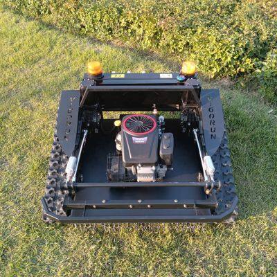 VTLM800 Remote Control Lawn Mower Self-Propelled 4-Stroke Wireless Rubber Track Grass Cutter Vigorun