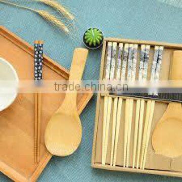 Natural Pine Wood Tableware Storage Gift Box Wholesale