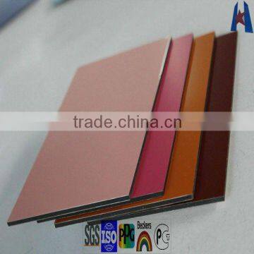 firepoof cladding exterior decorative panel glass aluminum composite