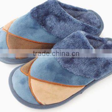 Newest Design High Quality Simple Men's Cotton Slipper Old Fashion Winter Slippers photo-3