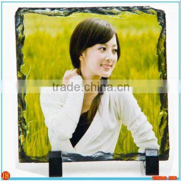 sublimation stone slate photo Rock Photo Frame