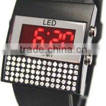 LP0943 Water Resistance RoHS Gifts & Premium Fashion Digital LCD Plastic Sport watch ion promoitional watch