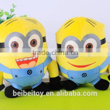 2015 hot sell despicable me minion stuffed cartoon plush toys with NBCU audit