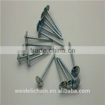 Hot sale twist shank BWG9X3"umbrella head roofing nails