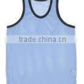 Wholesale plain mesh dry fit running custom t-back sport singlet