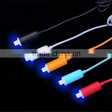 High Quality Colorful Mini Data USB 8 Pin Connector With LED photo-3