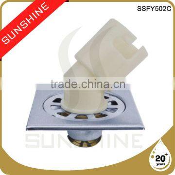 SSFY481 Bathroom and Toilet Square Stainless Steel Tile Insert Floor Drain photo-2