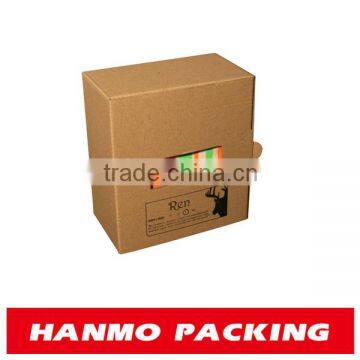 kraft paper box die cutting packaging box for apparel factory produce