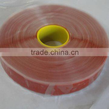 Self fusing silicone rubber tape for swimwear
