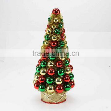 Wholesale LED christmas home decorations made in china bauble/ball tree