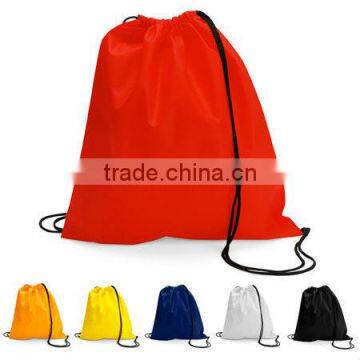 5 color transfer printing promotion drawstring backpack bag