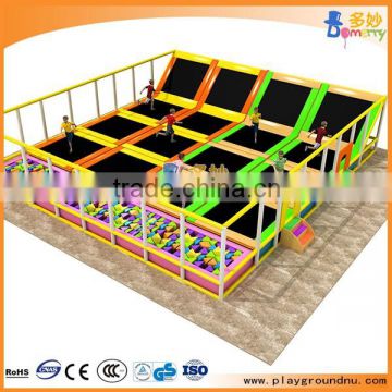 High quality indoor soft trampoline used playground equipment