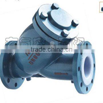 PTFE Lined Strainer Y strainer