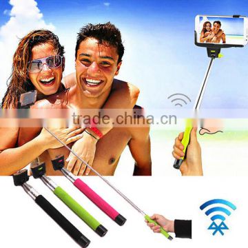 z07-5 wireless mobile phone monopod selfie stick for IOS and android phones