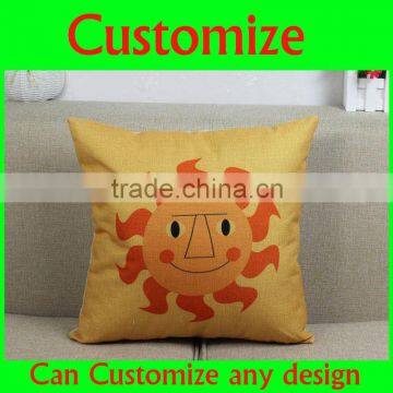 Customised print cotton baby sleeping pillow cover