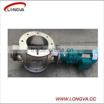 DN150 sanirty stainless steel discharger, rotary airlock valve