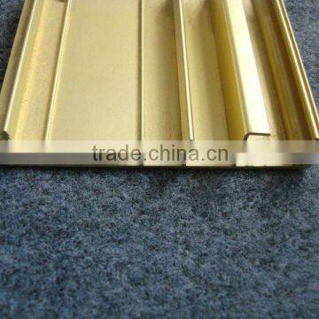 golden anodize matt aluminium profiles for cabinet