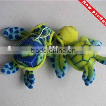 Big eyed turtle Blue 8 inch soft toy gifts