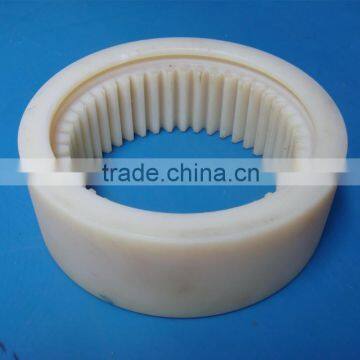 Custom CNC Machining Engineering Small Plastic Nylon PA66 Internal Ring Gear photo-2