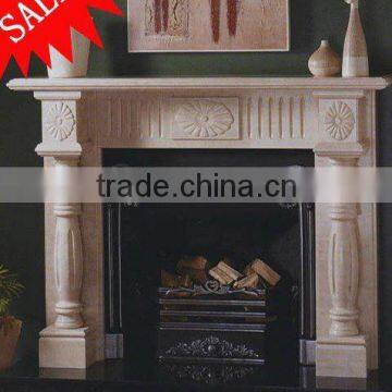 western&european style fireplace