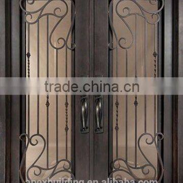 Wrought Iron garden gates door grill design exterior