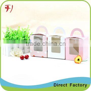 New style paper transparent window box for chocolate