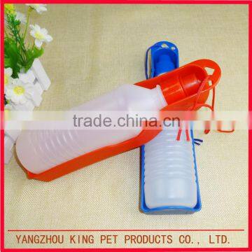 China supplier wholesale dog drinking fountain plastic water bottle for pet