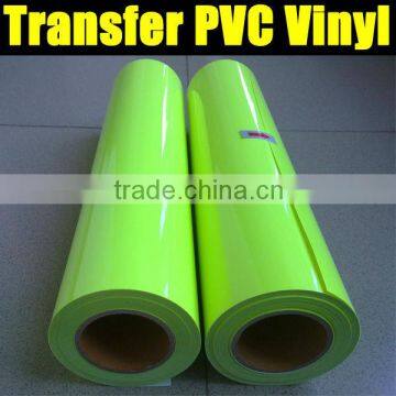 Heat transfer PVC fluorescent vinyl for tshirts