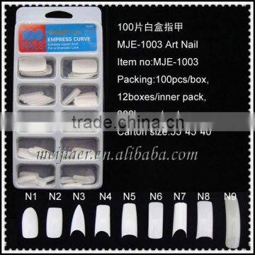 100pcs empress curve nail tips