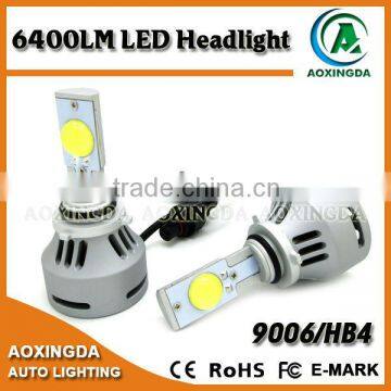 12~24V 80W 3200lm 6400lm per Set Xenon White LED Headlight 9006