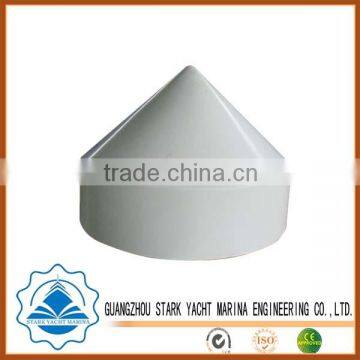 Hot Sale white PE pile cap for Pile guide of floating pontoon