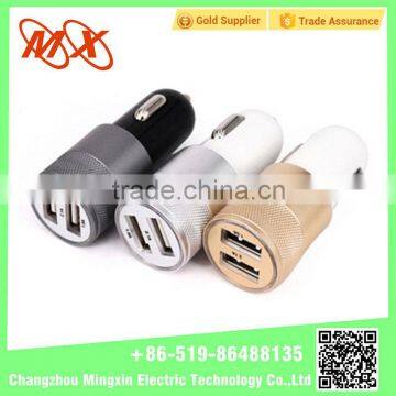 Dual USB car charger with LED light universal 3.1A with CE ROSH Certificated