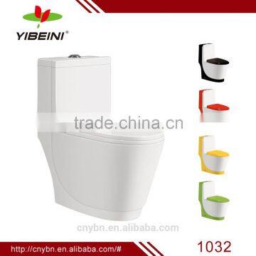 ceramic bathroom sanitary ware one piece toilet/colored toilet bowl