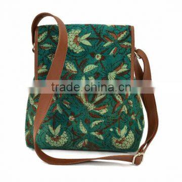 Natural Fibres Printed Cotton Sling Bag