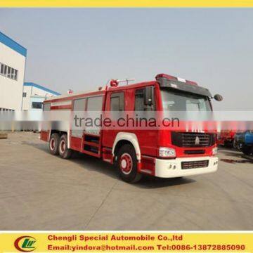 Bottom price howo heavy duty fire rescue vehicle