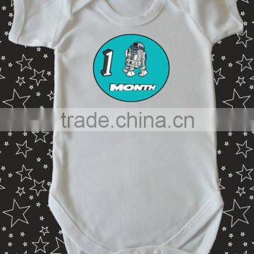 Hot Sale100%Cotton Baby Animal Rompers Short Sleeve Onesie photo-6