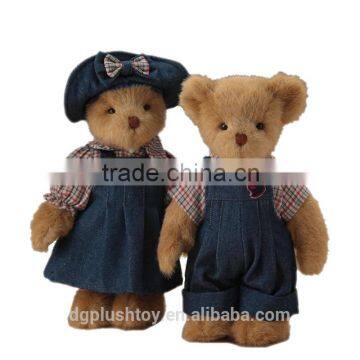 mini 15cm Teddy bear purple bear plush stuffed toys